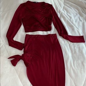 Two-Piece Skirt Set